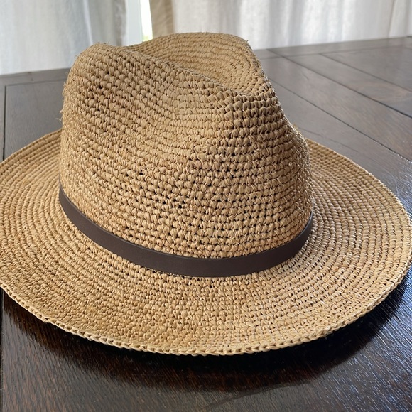 SCALA fedora style raffia straw hat - Picture 2 of 15